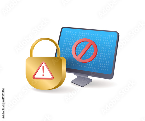 Hacker malware virus attack