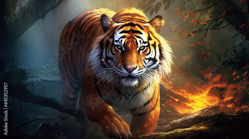 tigre, animal fantástico 