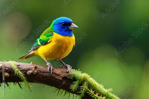 bird on the branch generated by AI