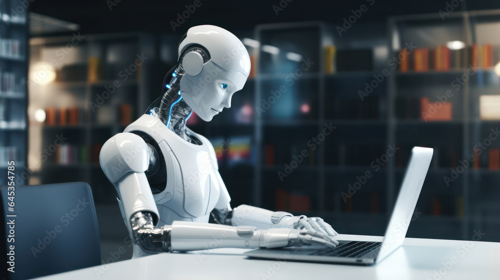 AI Robot in the Library: Bridging Learning and Technology Knowledge Through Laptop Typing – A Conceptual Fusion AI Robot in the Library: Bridging Learning and Technology Knowledge Through Laptop Typing – A Conceptual Fusion