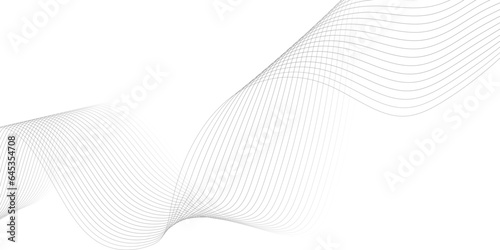  Abstract grey white wave lines dynamic flowing colorful light isolated background. illustration design element in concept of music, party, technology, modern, wallpaper, business card, banner, flyers