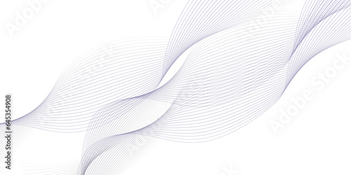  Abstract soft blue purple wave lines dynamic flowing colorful light isolated background. illustration design element in concept of music, technology, modern, wallpaper, business card, banner, flyers