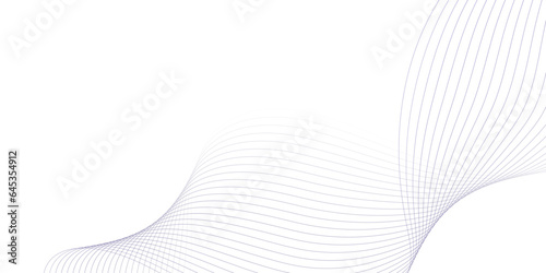  Abstract soft blue purple wave lines dynamic flowing colorful light isolated background. illustration design element in concept of music, technology, modern, wallpaper, business card, banner, flyers