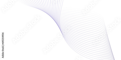  Abstract soft blue purple wave lines dynamic flowing colorful light isolated background. illustration design element in concept of music, technology, modern, wallpaper, business card, banner, flyers
