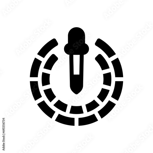 color picker glyph icon