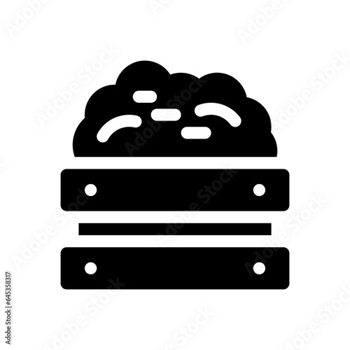 fertilizer glyph icon