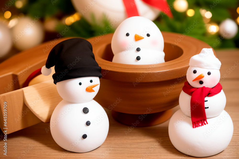 Snowman and Christmas tree.
Christmas image generative AI. Snowman and Christmas tree.
Christmas image generative AI.
