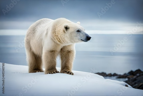 white polar bear  