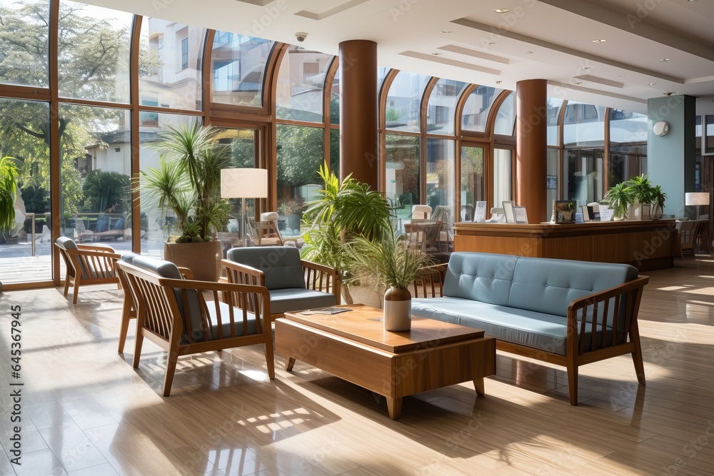 Consultancy Office Lobby, Generative AI Consultancy Office Lobby, Generative AI