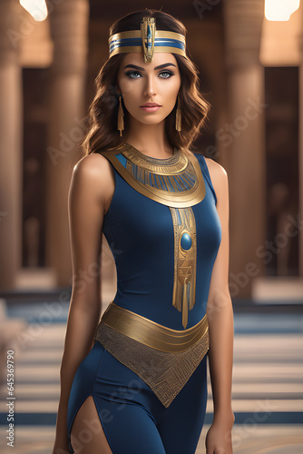 Full Body Egyptian empire Quine. photo