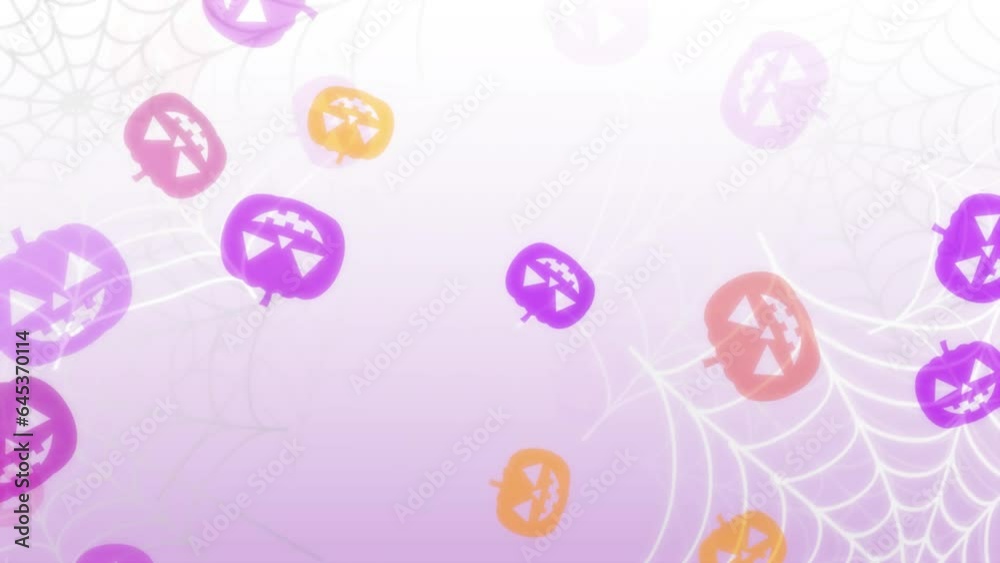 Halloween motif loop background material Halloween motif loop background material