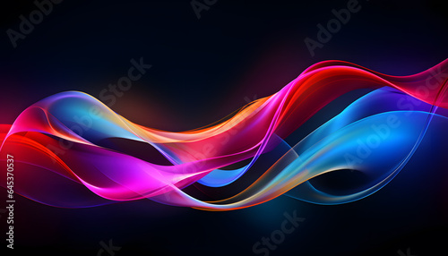 A backdrop of neon gradients in an abstract style background