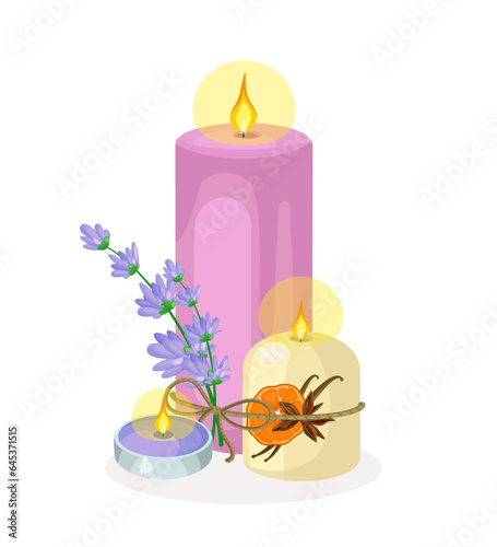 Illustration of Aromatic Candle