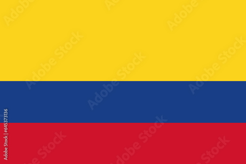 Flag of Colombia.National symbols of Colombia.Icon of Colombia.