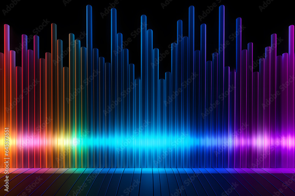 An abstract wave neon gradient background An abstract wave neon gradient background