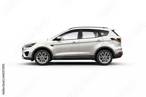 Clean White Background with Isolated SUV © Andrii 