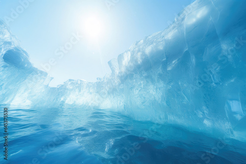Icy Serenity  Glacier Meets Ocean