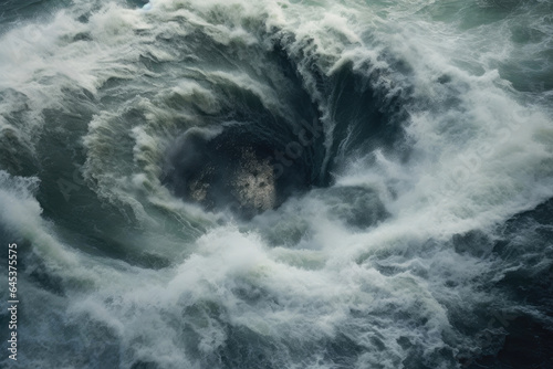 Spiraling Waters: A Close Encounter with Nature's Vortex