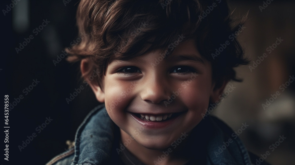 A Little Boy's Happy Face Illuminates Every Corner of His World with Joy, Laughter, and Radiant Smiles of Pure Happiness A Little Boy's Happy Face Illuminates Every Corner of His World with Joy, Laughter, and Radiant Smiles of Pure Happiness