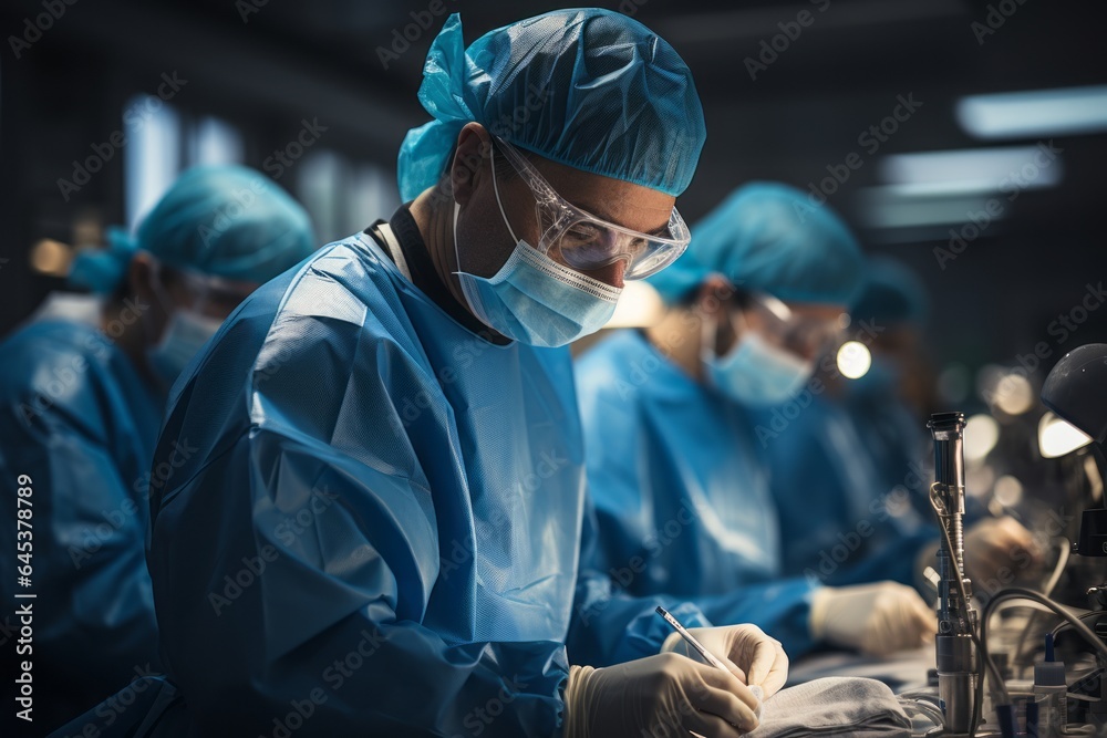 Dedicated Medical Team Working, Generative AI Dedicated Medical Team Working, Generative AI