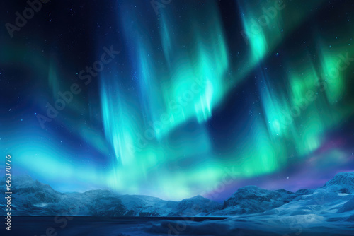 Arctic Aurora: Nature's Light Show © AIproduction
