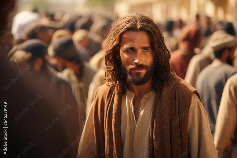The Savior's Path: Jesus in a Thriving Crowd