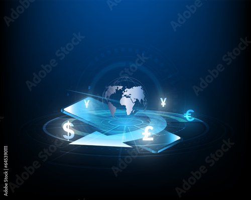 Business currency exchange global