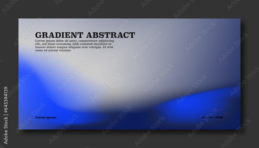 Abstract color gradient modern blurred background and film grain texture template with an elegant Abstract color gradient modern blurred background and film grain texture template with an elegant