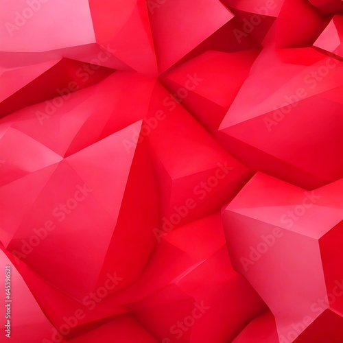 3d red shape vector background
