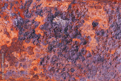 Close-up of rusty metal texture