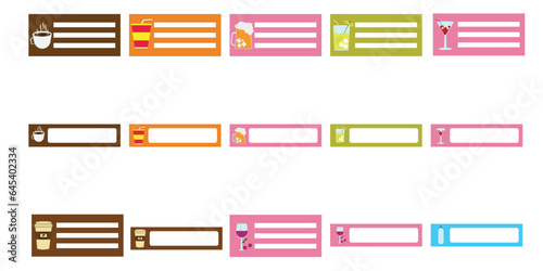 Cute Label Name Tag
