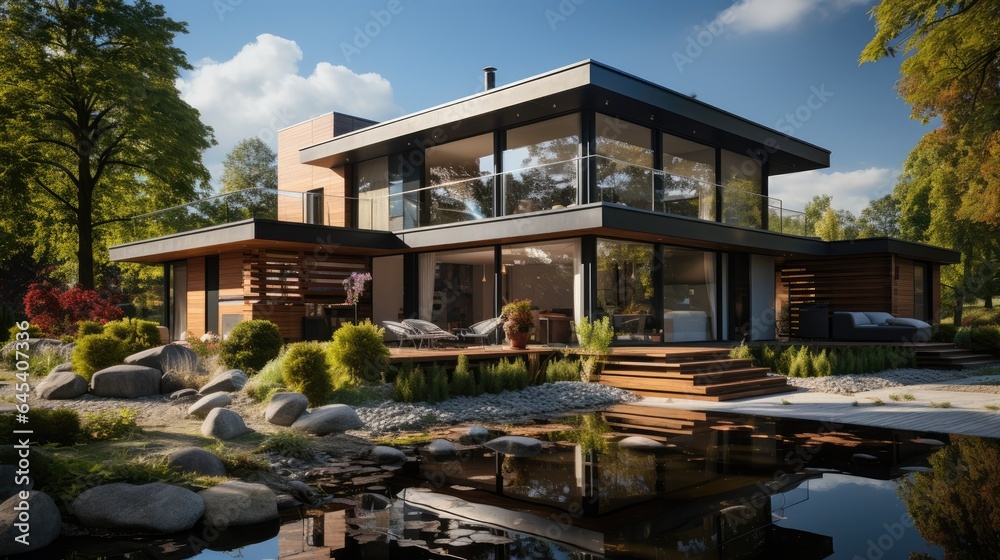 Obraz premium Concept new house housing real estate purchase lease sale investment