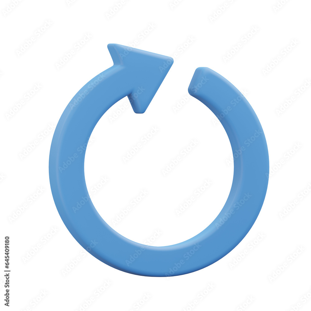 Arrow, 3d icon illustration with transparent background Arrow, 3d icon illustration with transparent background