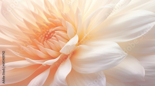  a close up of a white flower with a blurry background.  generative ai © Shanti