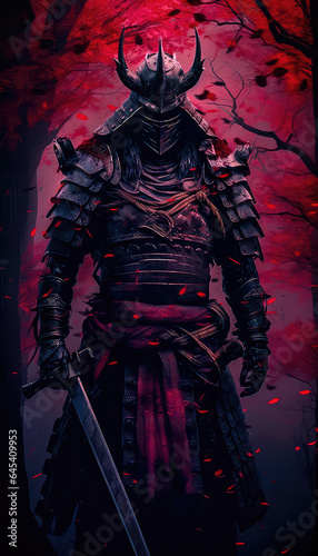 Samurai with a sword