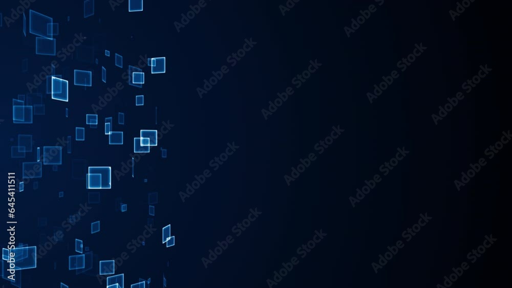 Business corporate abstract particles digital technology clean presentation broadcast background loop