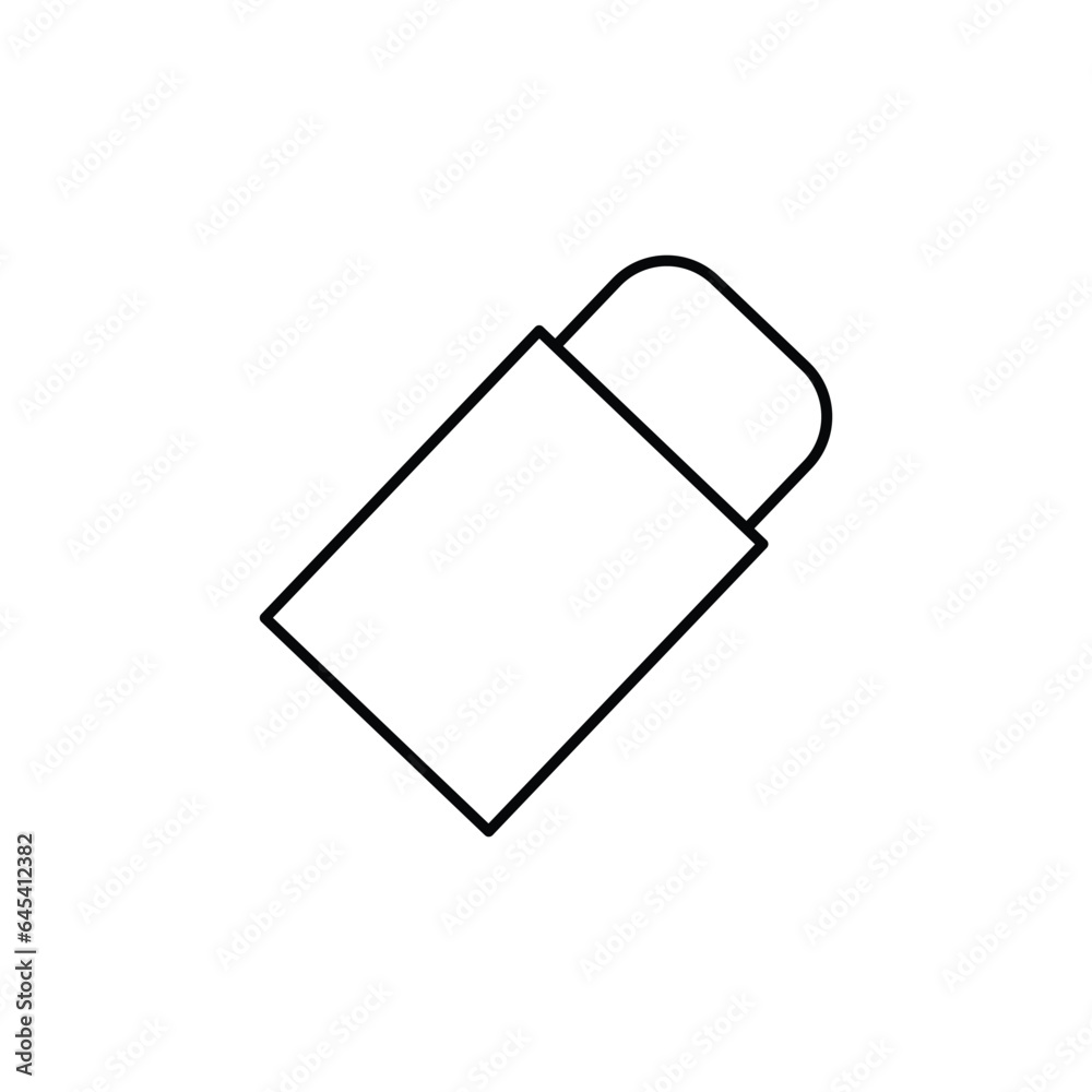 eraser icon design, illustration design eraser icon design, illustration design