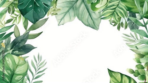 free photos Hand drawn leaf stock illustration for fabric pattern on white background AI generated images