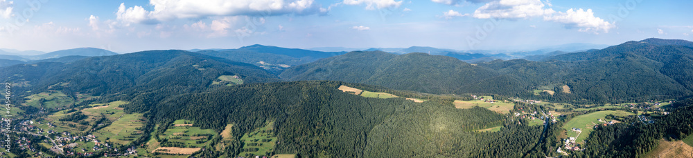 Gorce mountains panorama