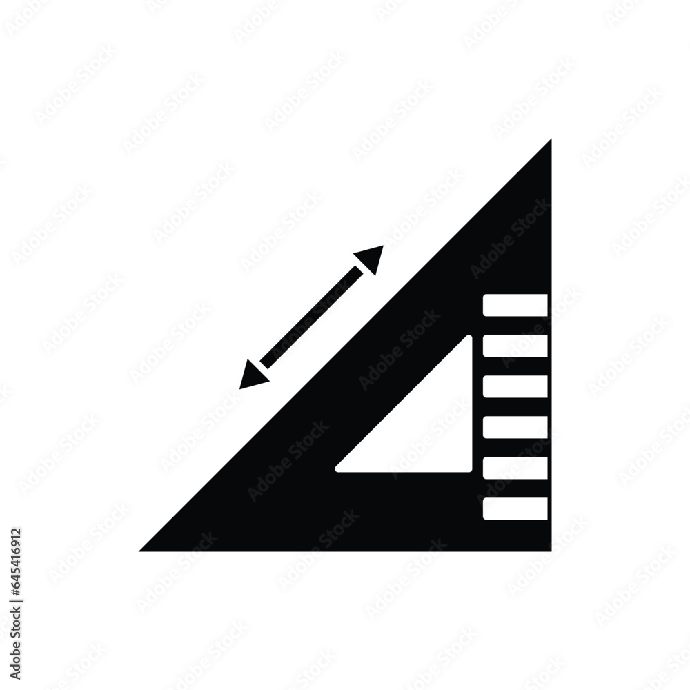 ruler icon design, illustration design ruler icon design, illustration design