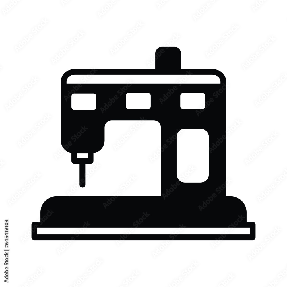 sewing machine icon design, illustration design sewing machine icon design, illustration design