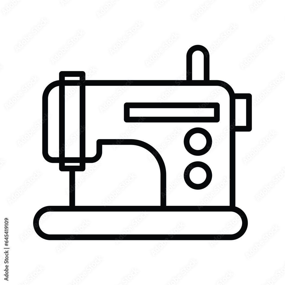 sewing machine icon design, illustration design sewing machine icon design, illustration design