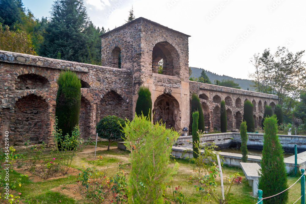 Pari Mahal or Peer Mahal, also known as The Palace of Fairies, is a seven-terraced Mughal garden located at the top of Zabarwan mountain range, overlooking the city of Srinagar.