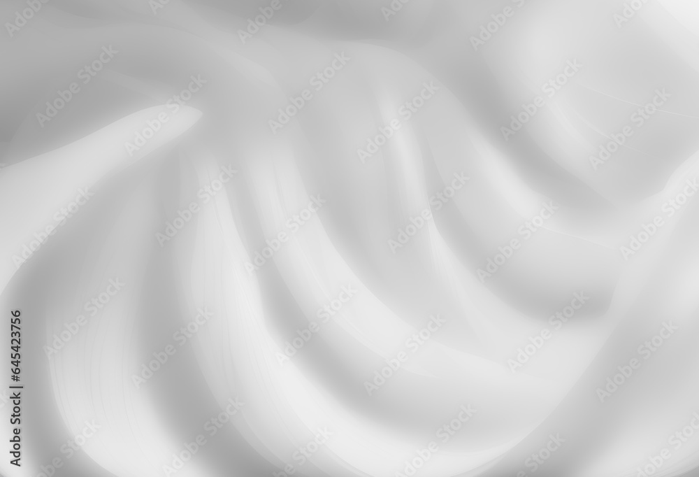 Obraz premium White Minimal Smooth bend and soft gradient curve design white color background with very soft geometric. white color background elegant simplicity. The lines are sparse. AI Generative, illustration
