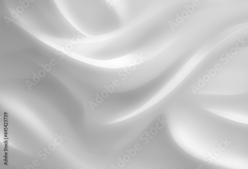 White Minimal Smooth bend and soft gradient curve design white color background with very soft geometric. white color background elegant simplicity. The lines are sparse. AI Generative, illustration