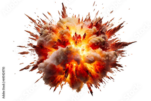 explosion isolated on a white background PNG © JetHuynh