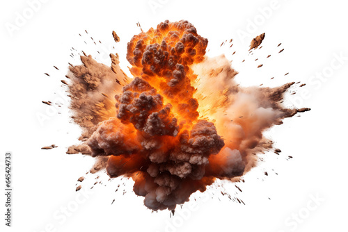explosion isolated on a white background PNG