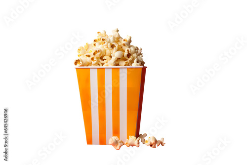  So Yummy Popcorn  isolated on transparent background photo