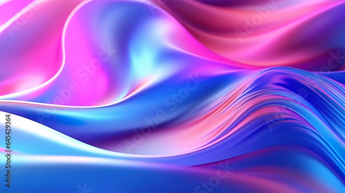 Vibrant gradient design element for banner, background, wallpaper. Generative ai