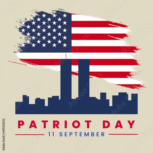 Premium Vector | Vector illustration for united states patriot day